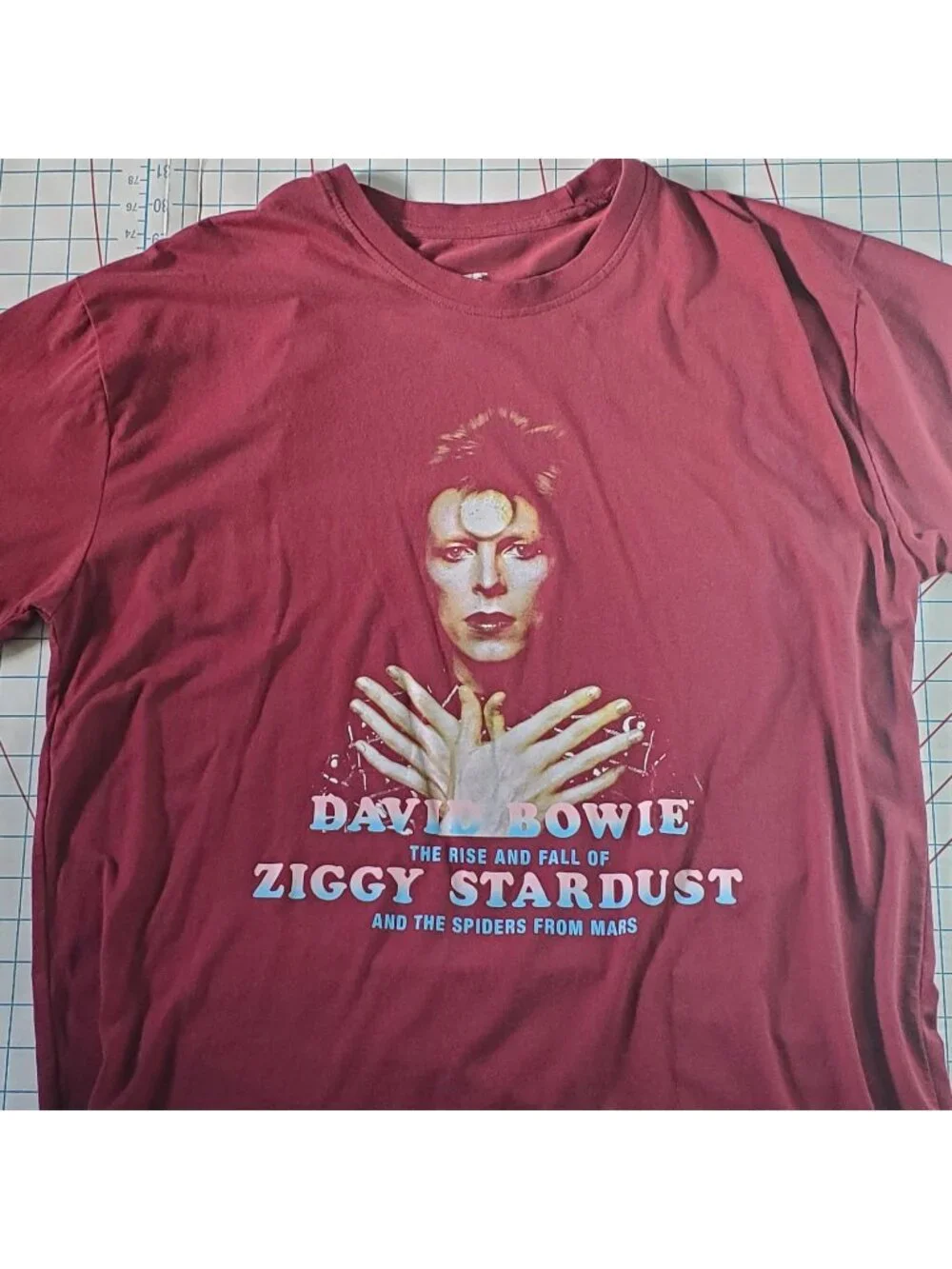 David Bowie The Rise And Fall Of Ziggy Stardust Men's Size Large T-Shirt 2024 - Picture 1 of 5